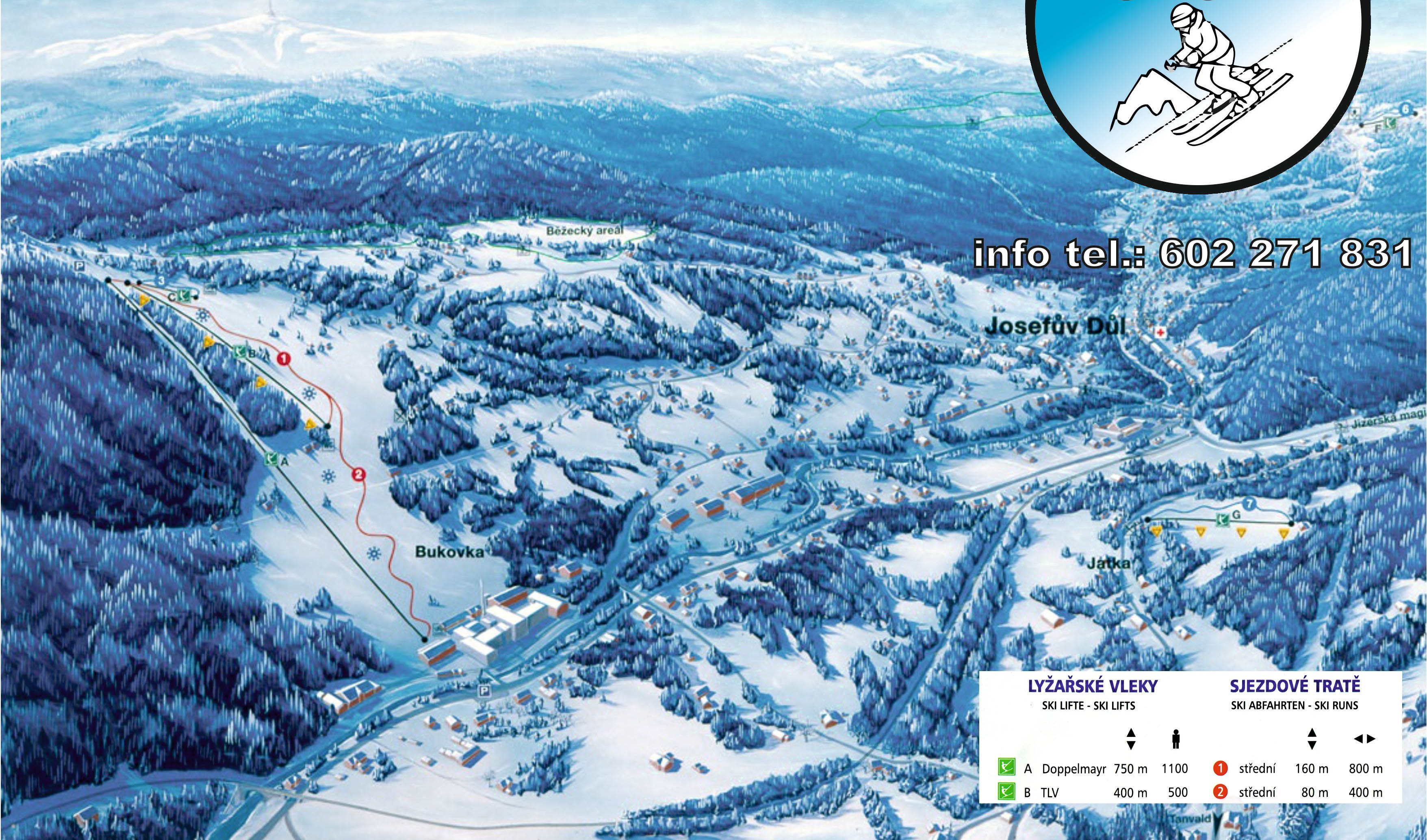 Ski areál Bukovka - Josefův Důl