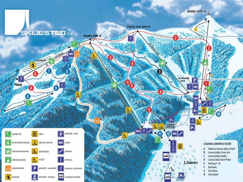 Ski areál Ještěd - Liberec