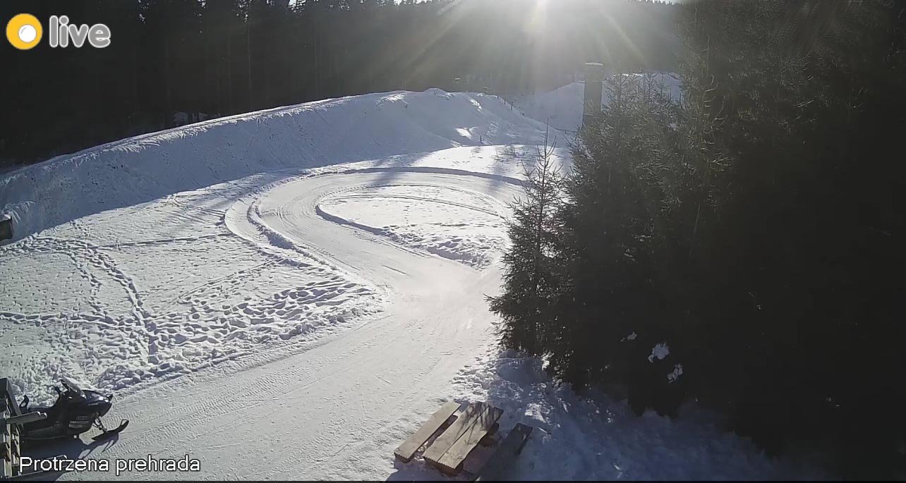 Webová kamera - Bílá desna přehrada, Protržená přehrada