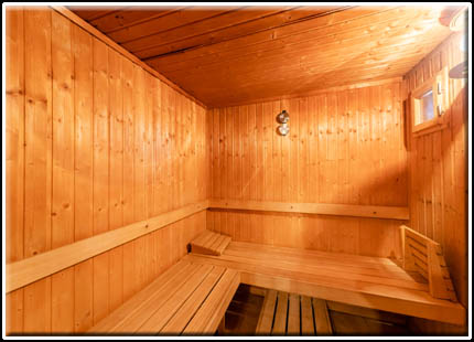 Finská sauna pro 2 - 4 osoby